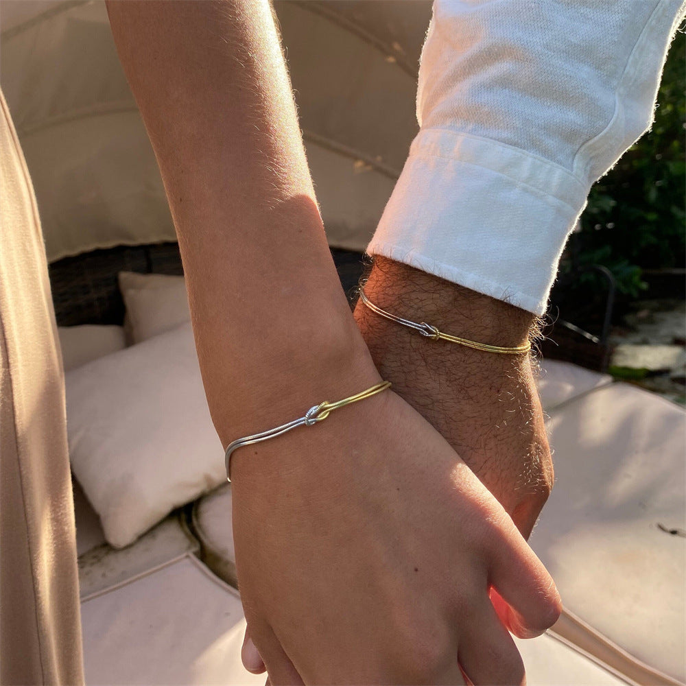 Infinity Bond Bracelet Minimalist Style