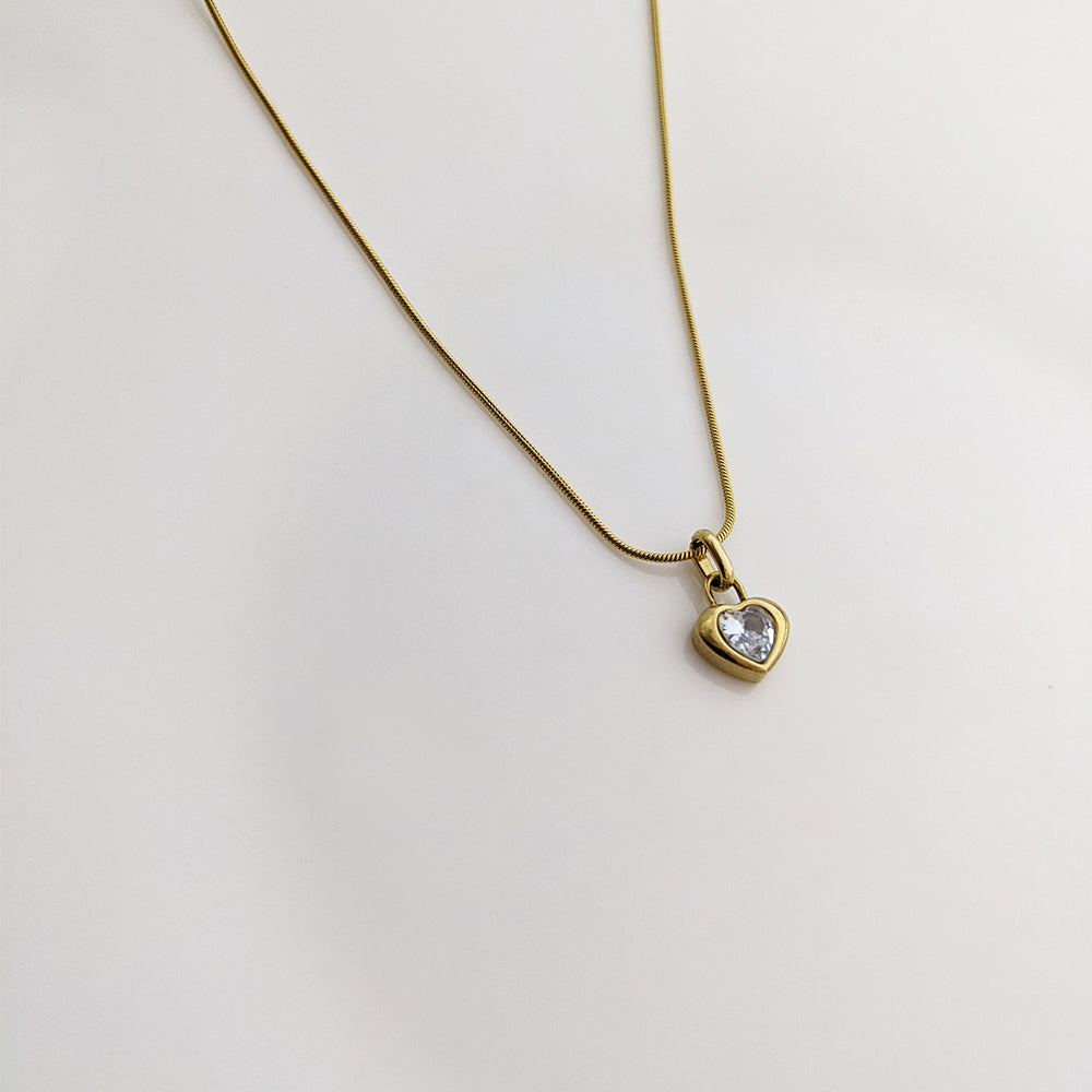 To The Woman I Love The Most - Classic Heart Necklace