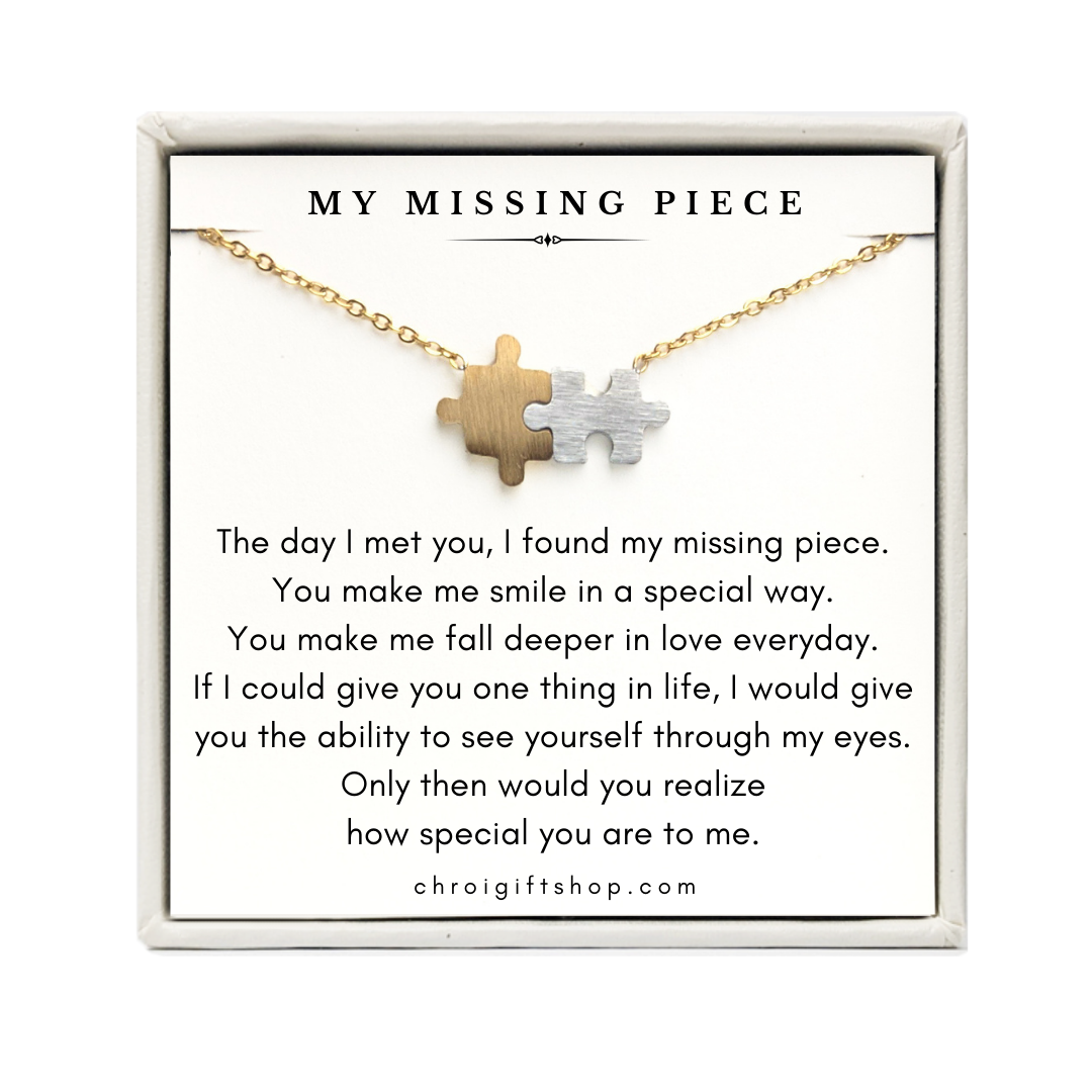 My Missing Piece (Puzzle Necklace)